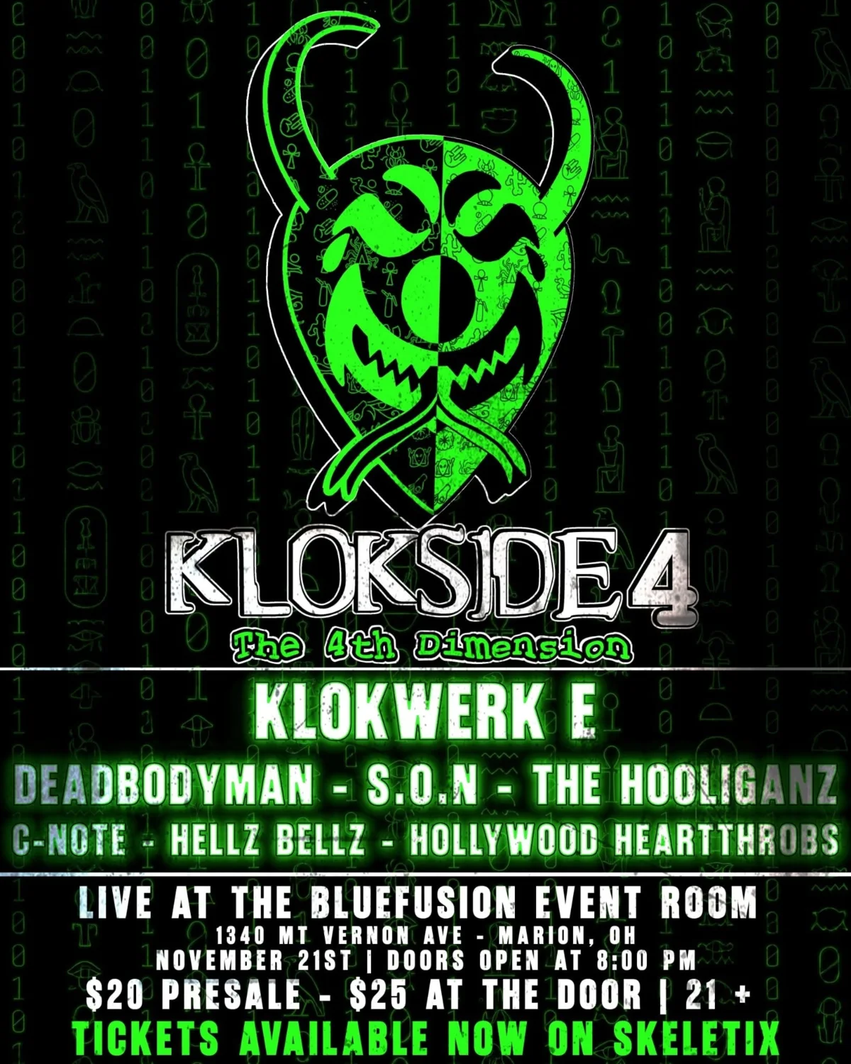 KLOKSIDE4: The 4th Dimension poster